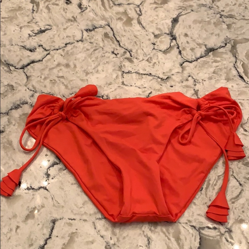 Orange bikini bottoms
